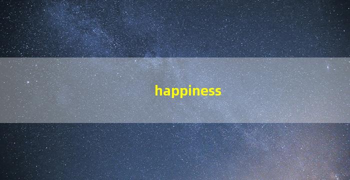 Three Happiness